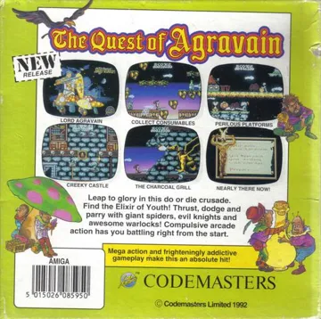 Quest of Agravain, The box cover back